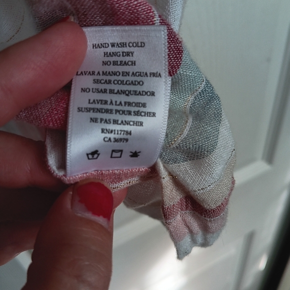 Rails Thea Linen Tie Top in Tropic Stripe. Size S. - Picture 9 of 10